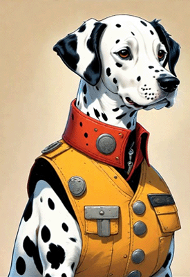 Rusty, The Dalmation Detective