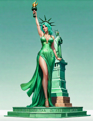 The Slutty Version of Lady Liberty